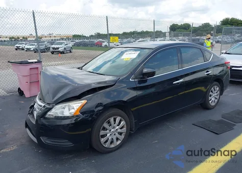 2014 Nissan Sentra Sv из США, поврежденный, VIN 3N1AB7AP2EY314347
